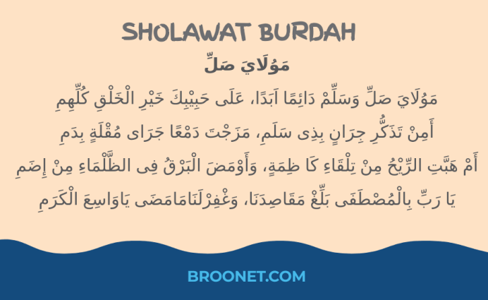 Lirik Sholawat Burdah