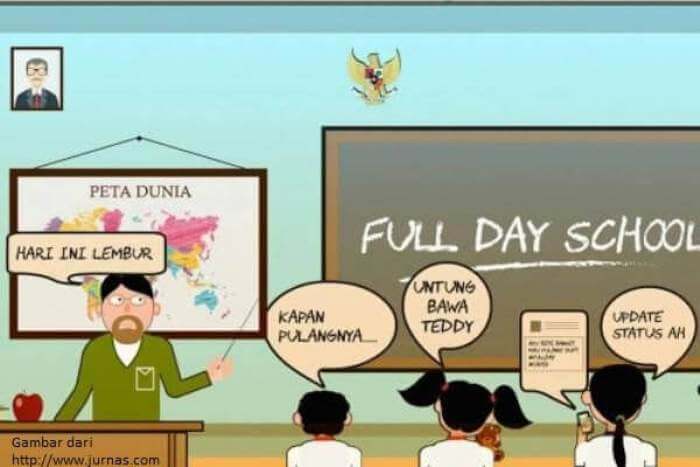 karikatur tema pendidikan