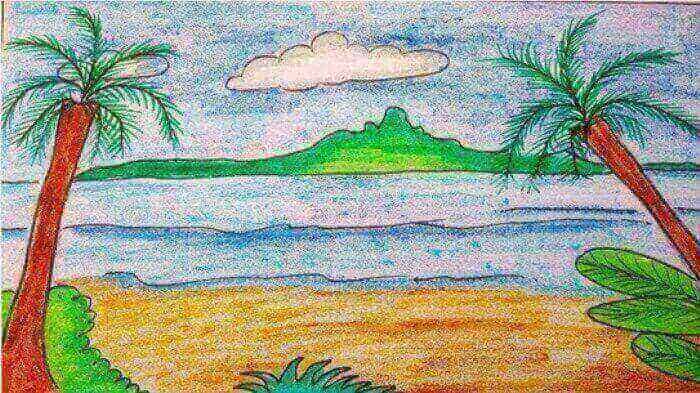 landscape picture for drawing