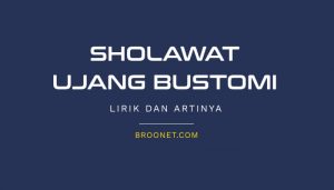 lirik sholawat ujang bustomi