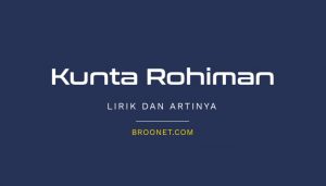 lirik kunta rohiman