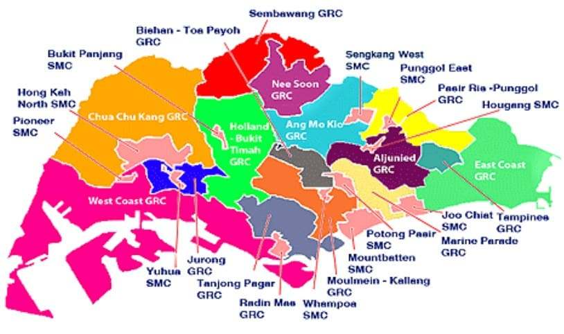 gambar peta singapura