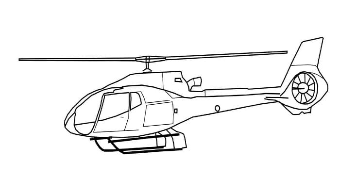 sketsa helikopter
